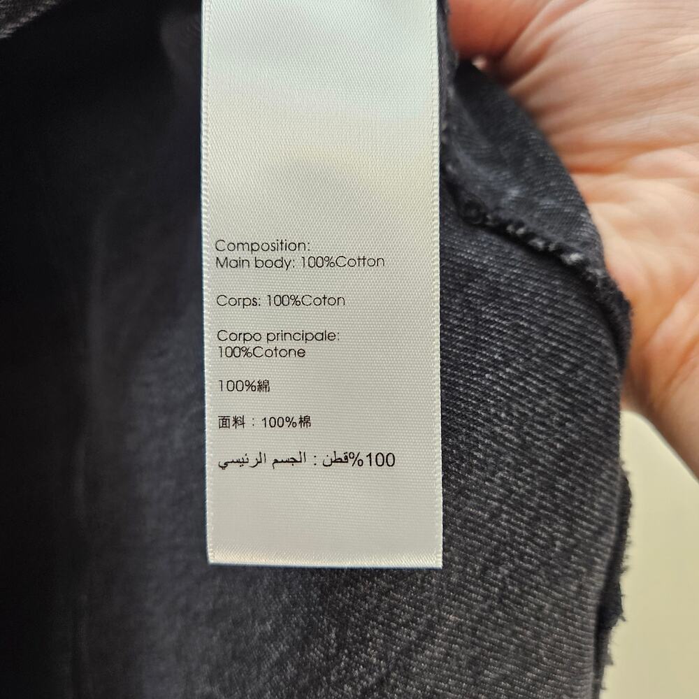 3.1 PHILLIP LIM DENIM WRAP SKIRT WOMEN'S SIZE 0 WASHED BLACK MSRP $450 NWT - Picture 6 of 7